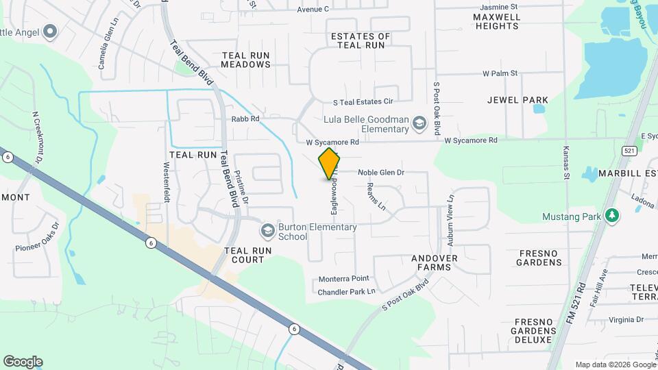 4406 Eaglewood Trail Dr Map and Location Details