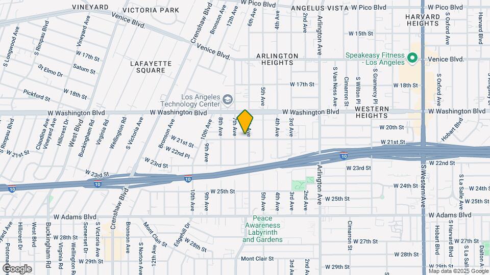 3601 W 21st St Map and Location Details