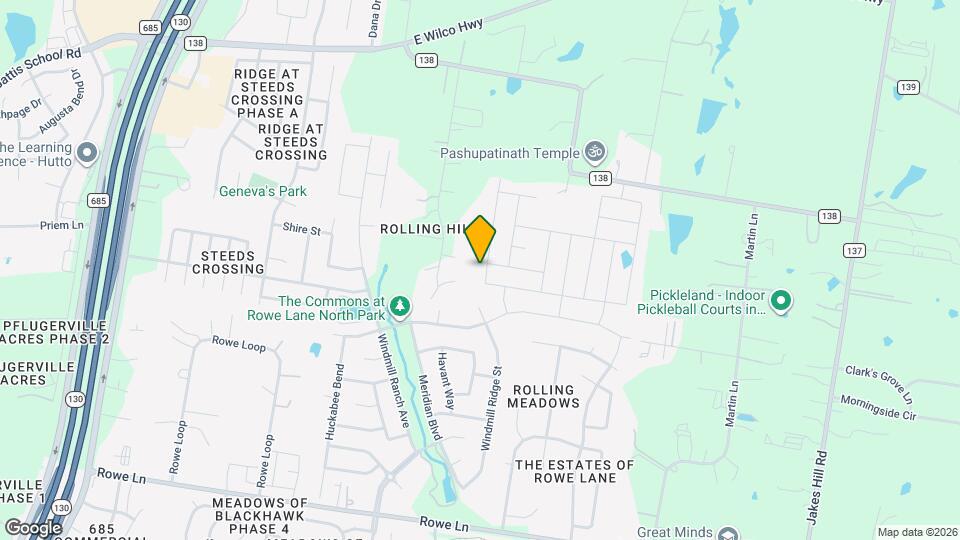 21320 Hines Ln Map and Location Details