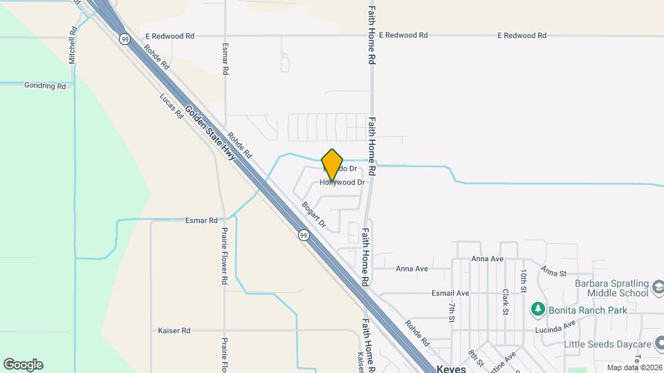 3824 Hollywood Dr Map and Location Details