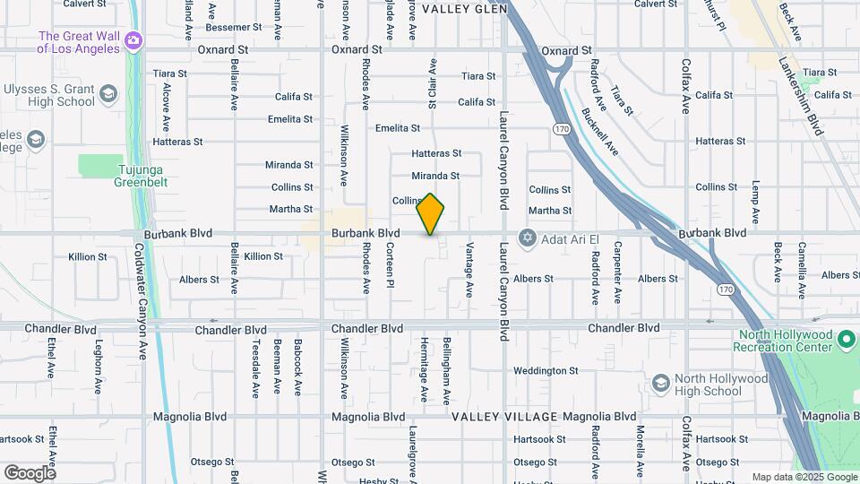 Burbank Village Apartments Mapa y Detalles de la Ubicación
