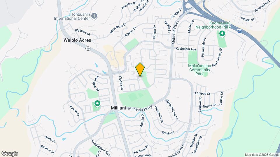 Mililani Garden Homes Map and Location Details