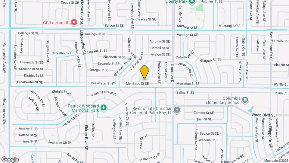 719 Merrimac St SE Map and Location Details