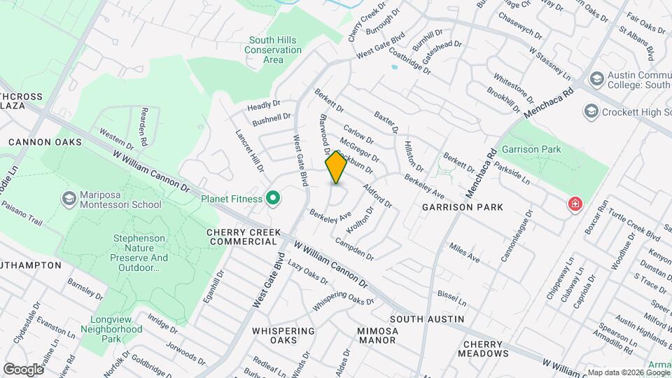 6601 Blarwood Dr Map and Location Details