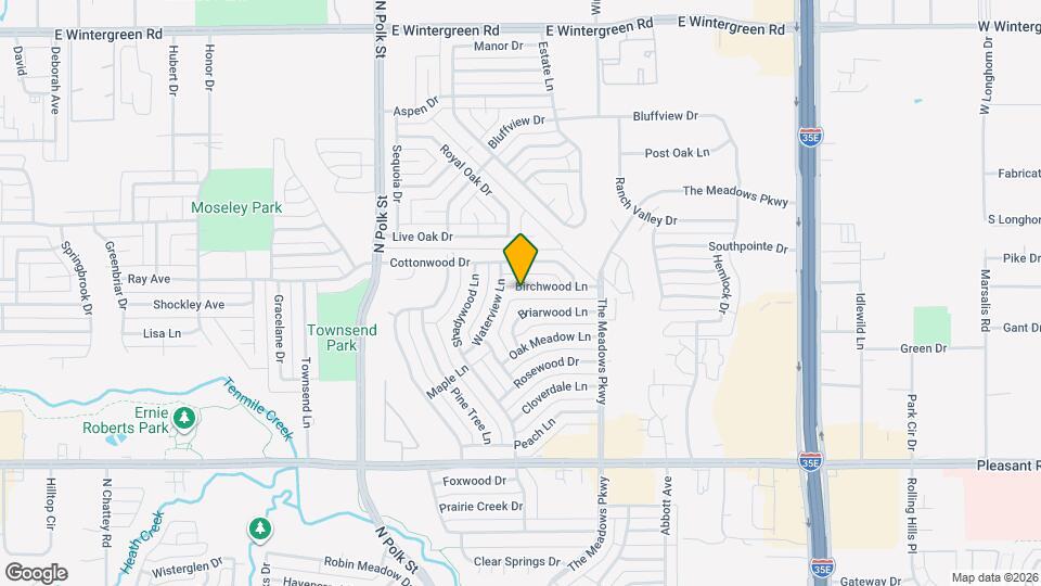 1004 Birchwood Ln Map and Location Details