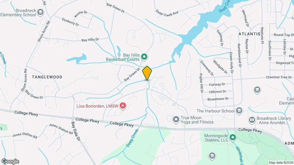 1246 Seminole Dr Map and Location Details