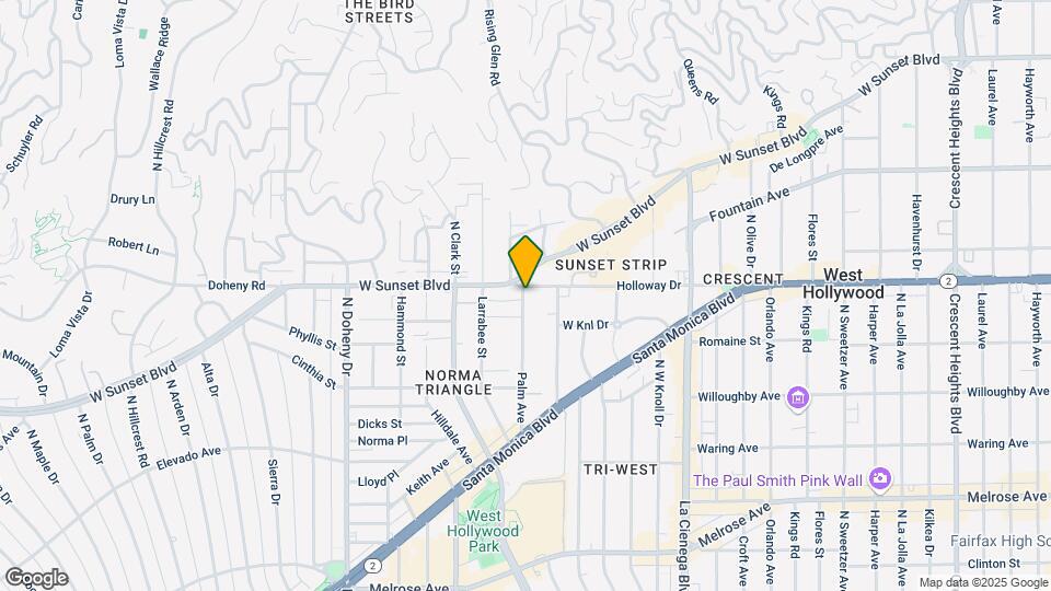 1020 Palm Ave Map and Location Details