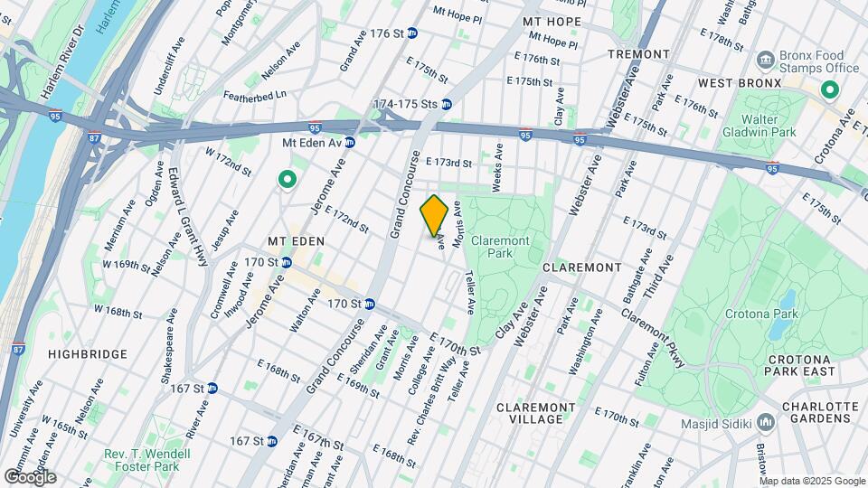 1515 Selwyn Ave Mapa y Detalles de la Ubicación