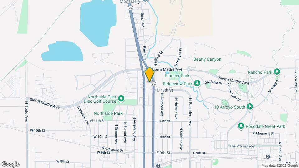 1319-1323 N Azusa Way Map and Location Details