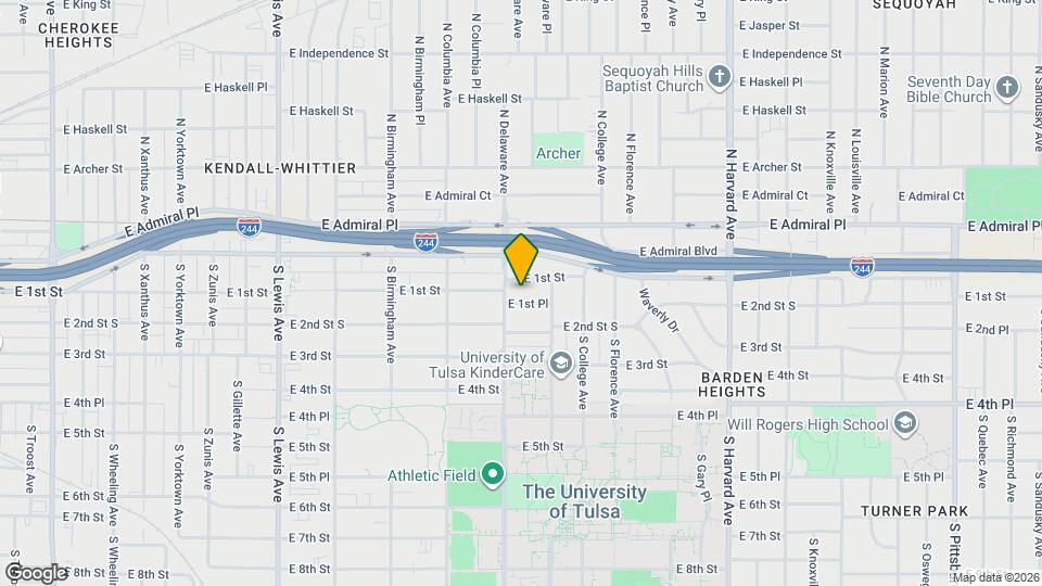 2811 E 1st Pl Mapa y Detalles de la Ubicación