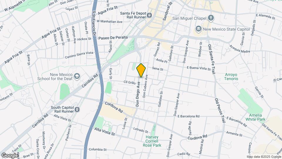 849 1/2 Don Diego Ave Map and Location Details