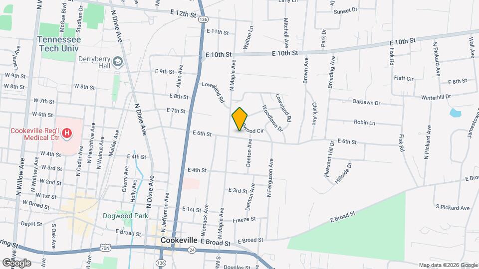 570 E 6th St Map and Location Details