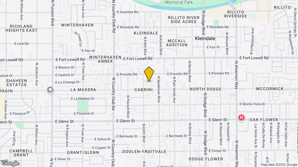 3036 N Edith Blvd Map and Location Details