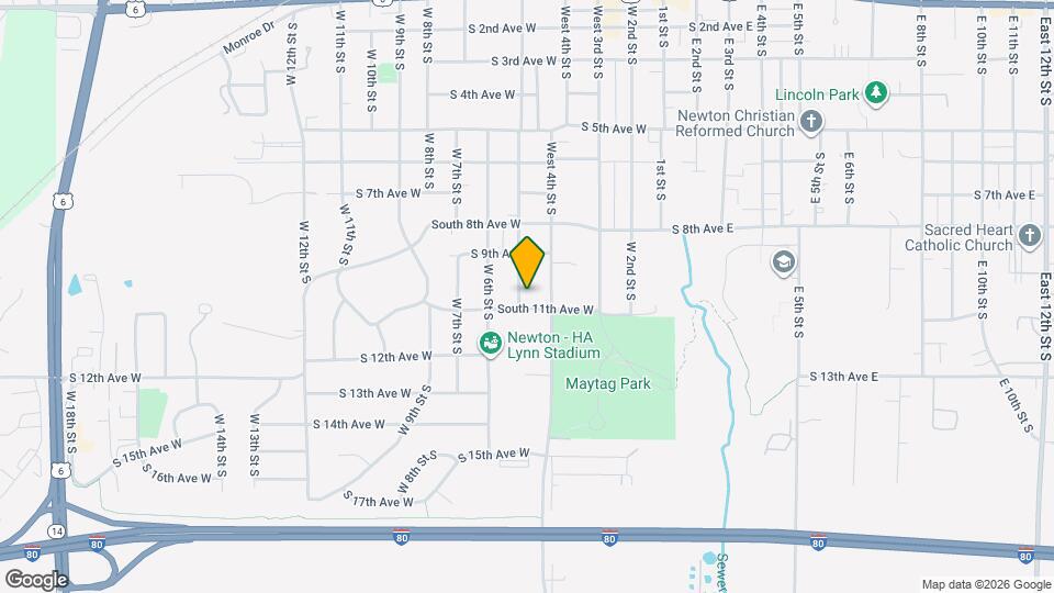 1016 W 5th St S Map and Location Details