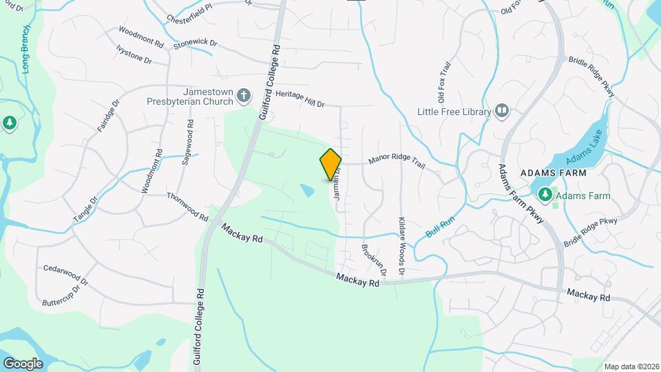 858 Jarman Dr Map and Location Details