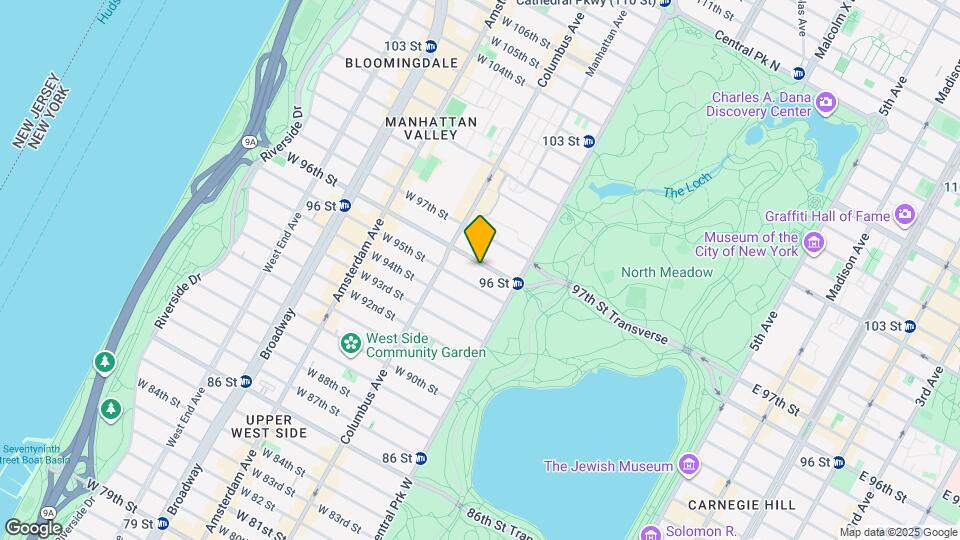 42 W 96th St Map and Location Details