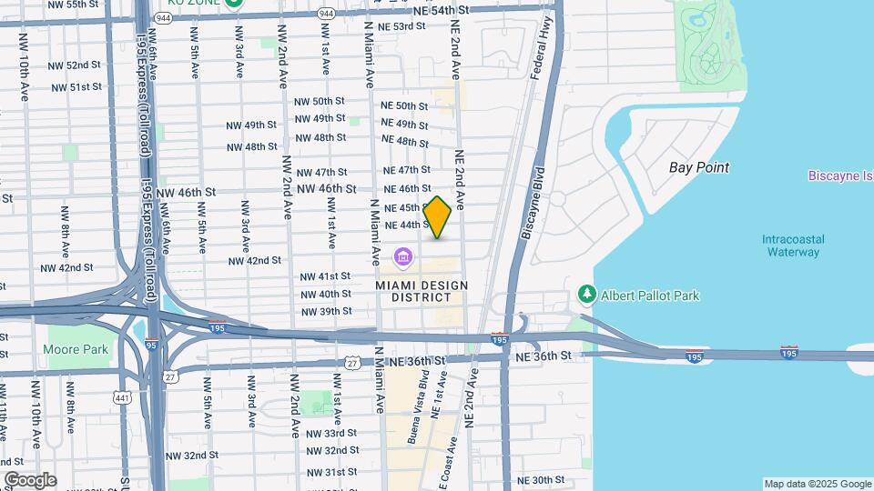 136 NE 43rd St, Unit A34 Map and Location Details