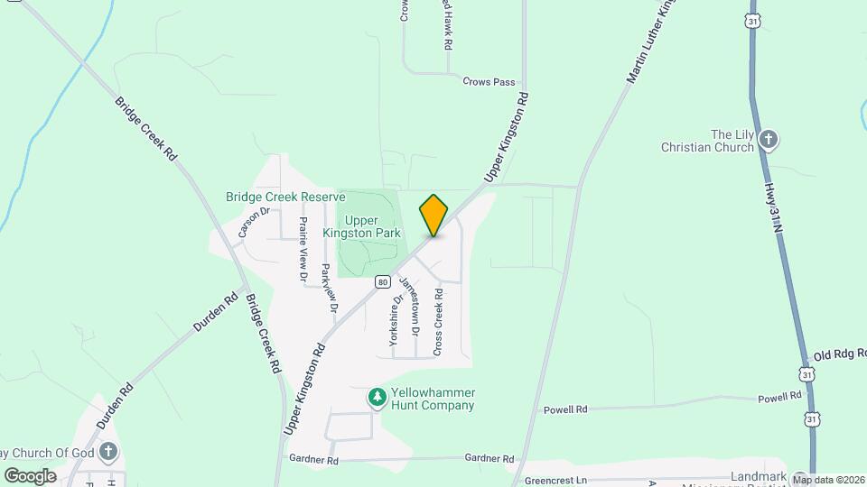 1308 Upper Kingston Rd Mapa y Detalles de la Ubicación