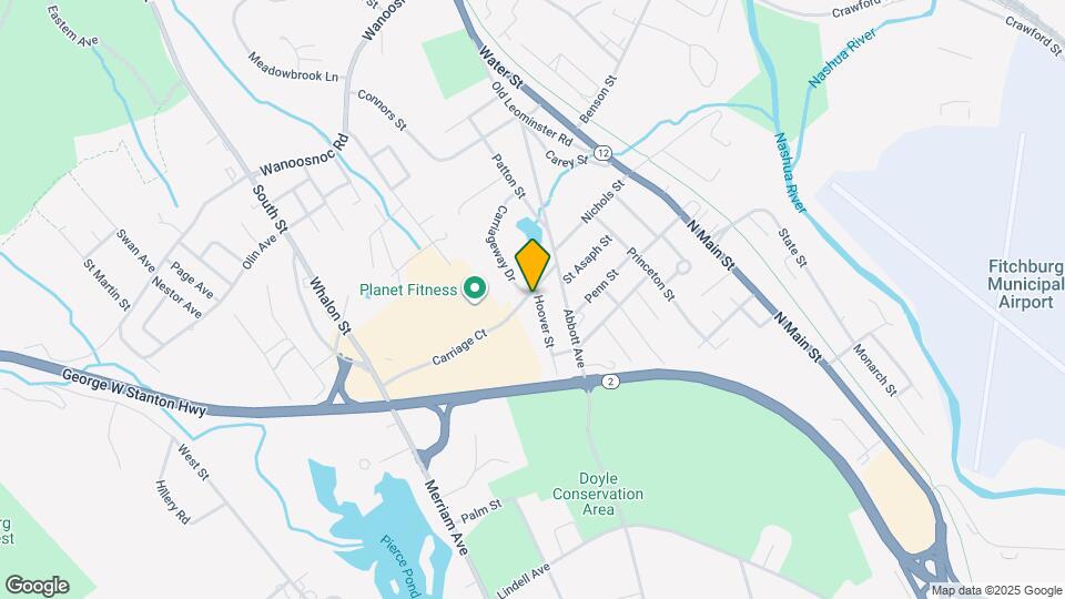 72 Hoover St, Unit #2 2nd floor Map and Location Details