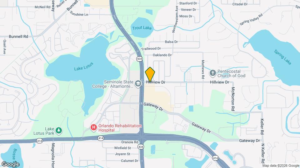 775 Hillview Dr Map and Location Details