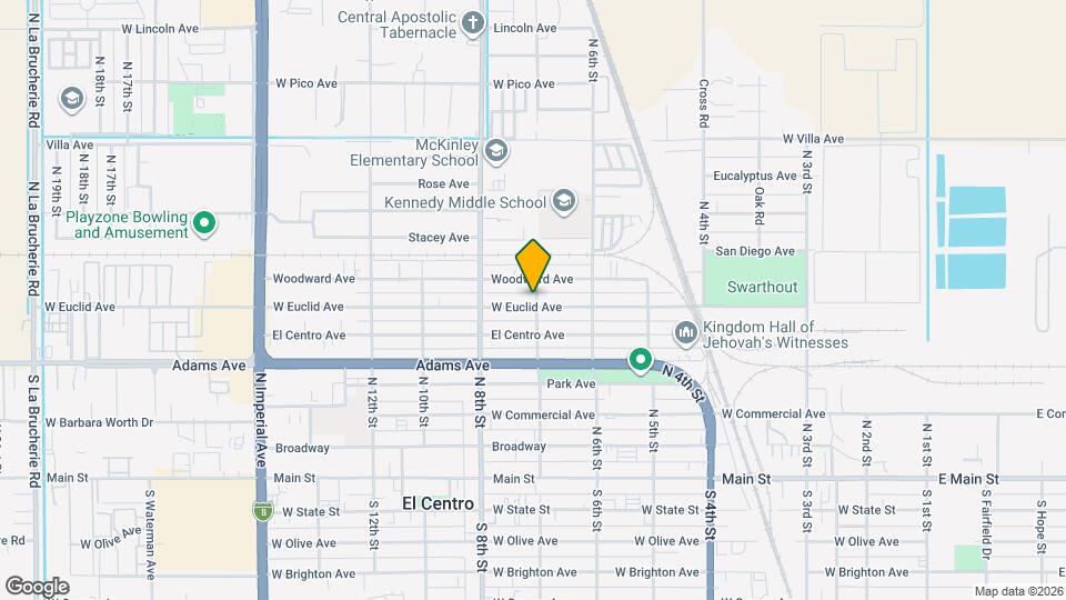 706 W Euclid Ave Map and Location Details