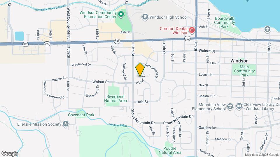 1125 Cottonwood Dr Map and Location Details