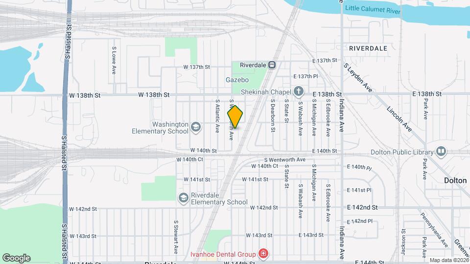 13913 S Wentworth Ave Map and Location Details