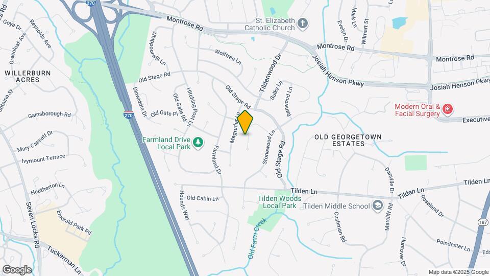 6905 Breezewood Terrace Map and Location Details