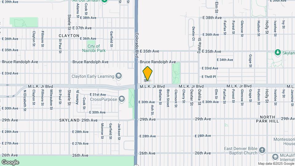 4101-4115 Martin Luther King Blvd Mapa y Detalles de la Ubicación