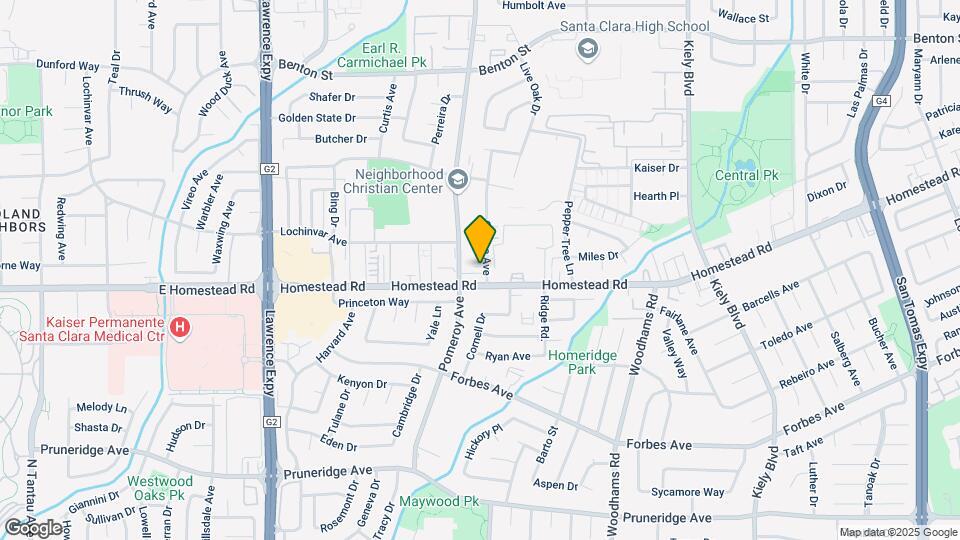 820 Quince Ave Map and Location Details