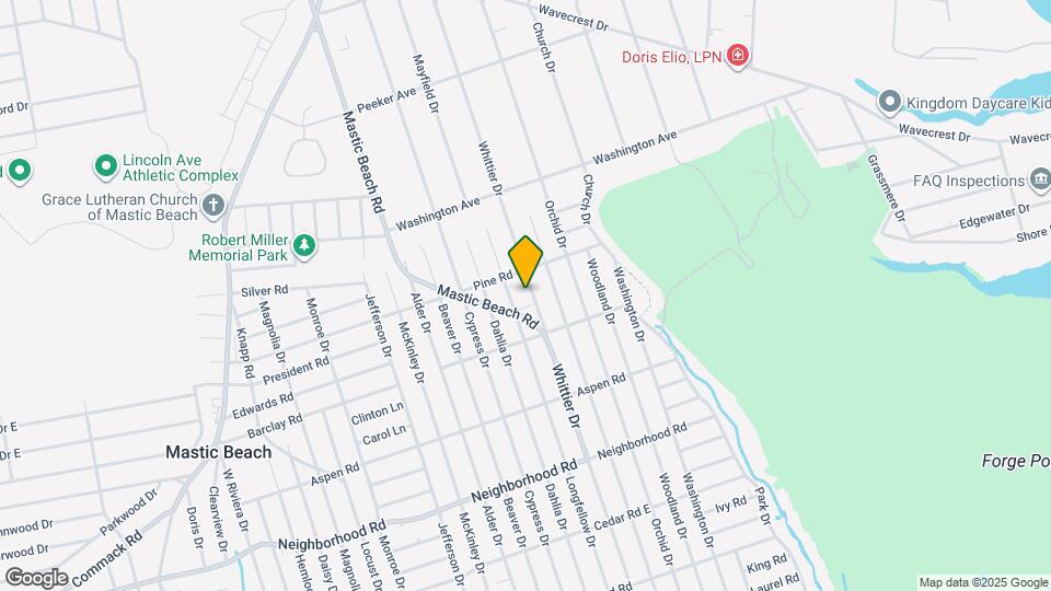 182 Whittier Dr Map and Location Details