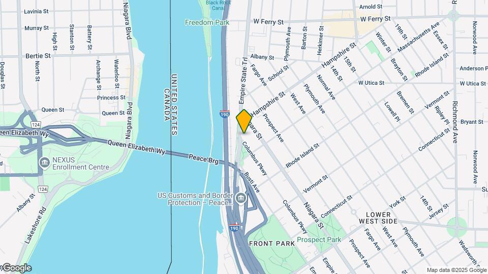 915 Columbus Pkwy Map and Location Details