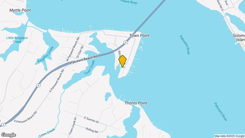 24304 N Patuxent Beach Rd Map and Location Details