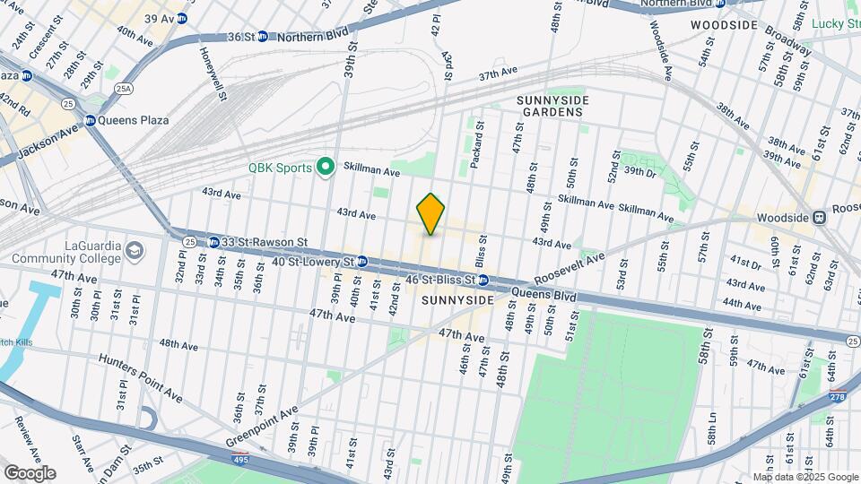 43-19 43rd St, Unit 2FL Map and Location Details