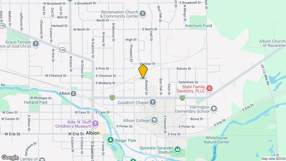 518 Crowell St Map and Location Details