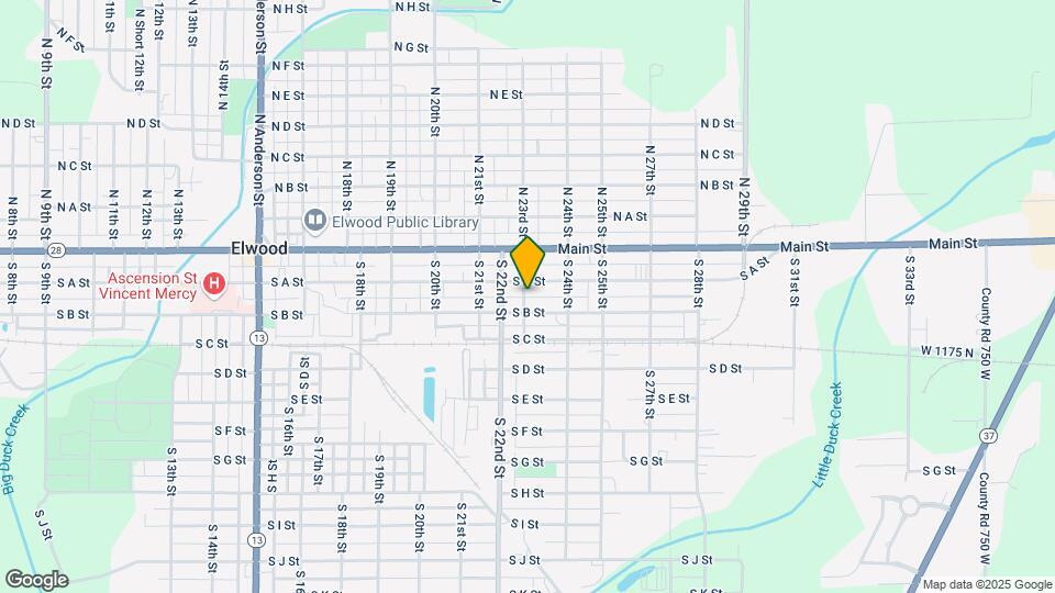 211 S 23rd St Map and Location Details