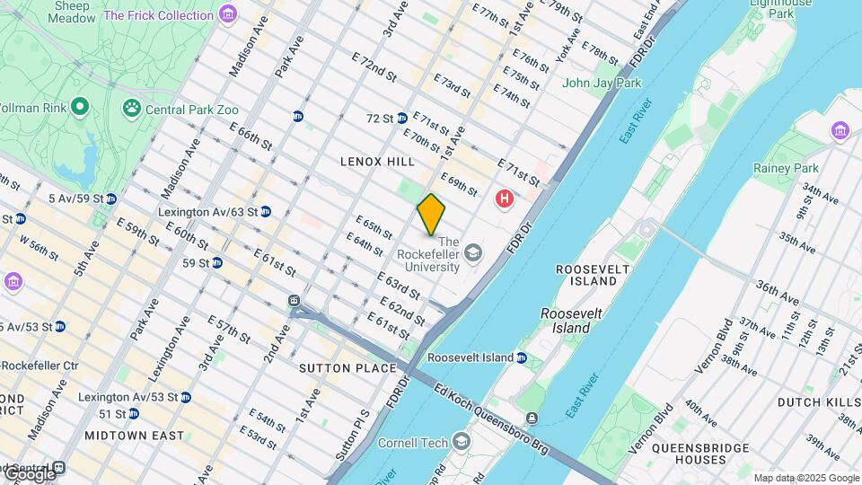426 East 66th Street Map and Location Details