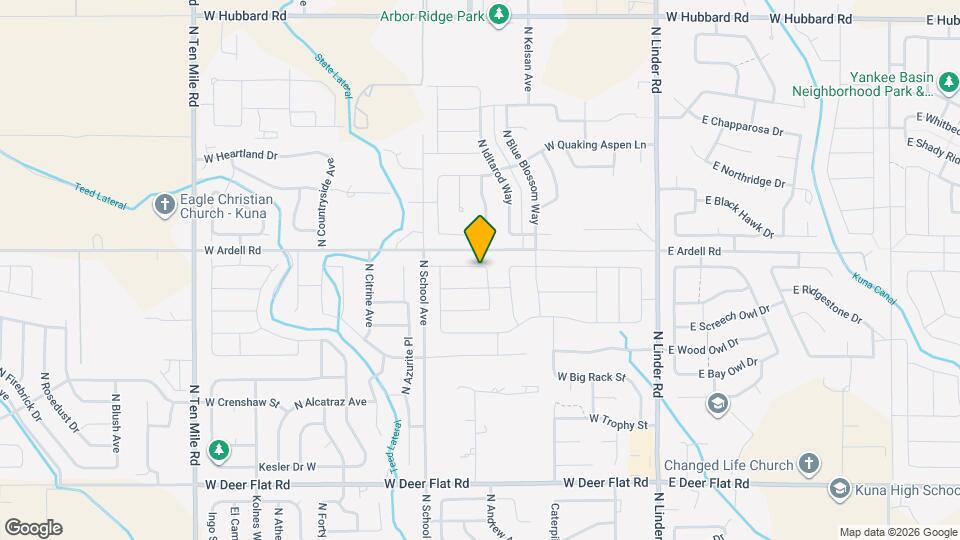 611 W Snowy Owl St Map and Location Details