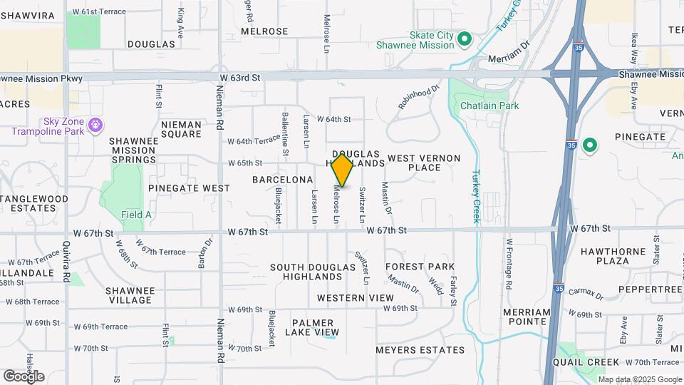 6535 Melrose Ln Map and Location Details