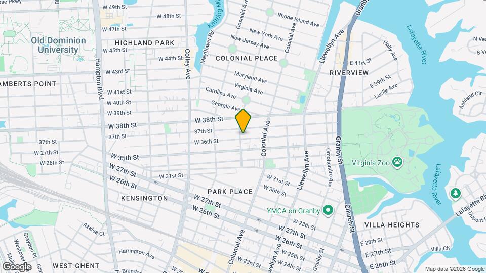 3600 Newport Ave Mapa y Detalles de la Ubicación