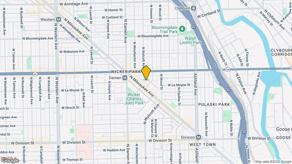 1510 N Elk Grove Ave Map and Location Details