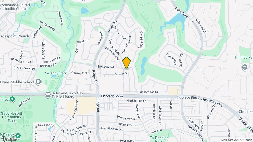 2709 Dunbar Dr Map and Location Details