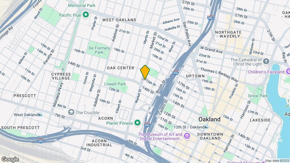 1424 Market St Map and Location Details
