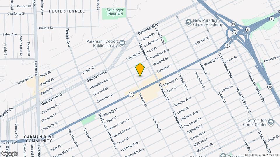 2710 Clements St Map and Location Details