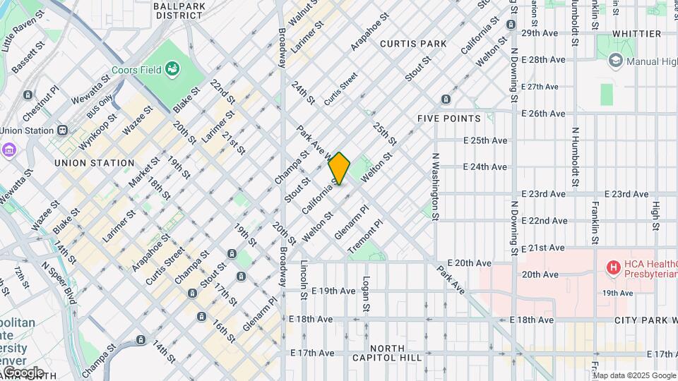 2230 California St Mapa y Detalles de la Ubicación