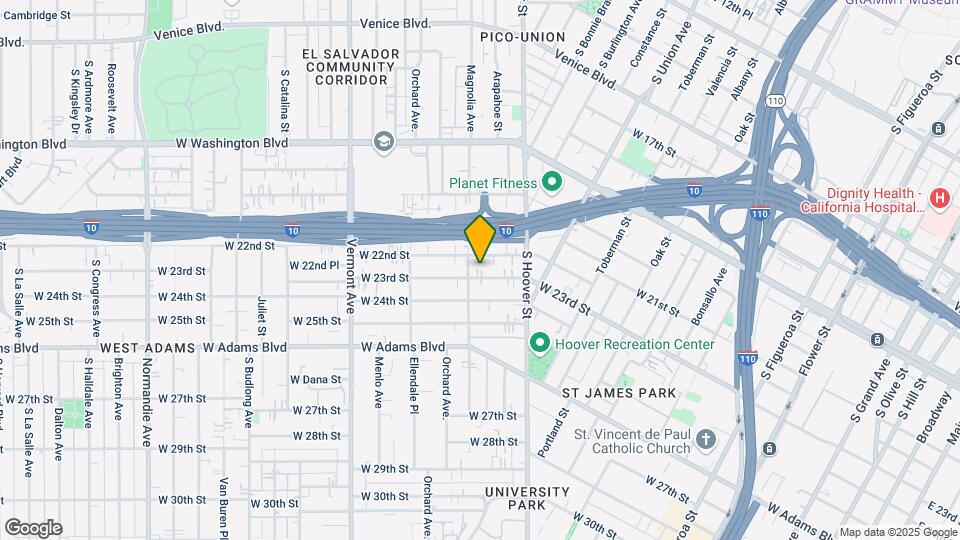 1277 W 23rd St Mapa y Detalles de la Ubicación