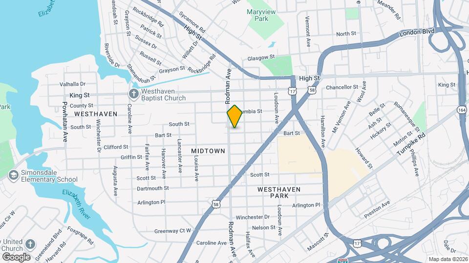 3626-3628 Bart St Map and Location Details