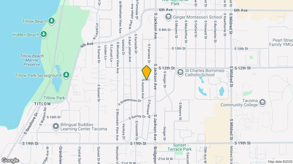 1232 S Fairview Dr Map and Location Details