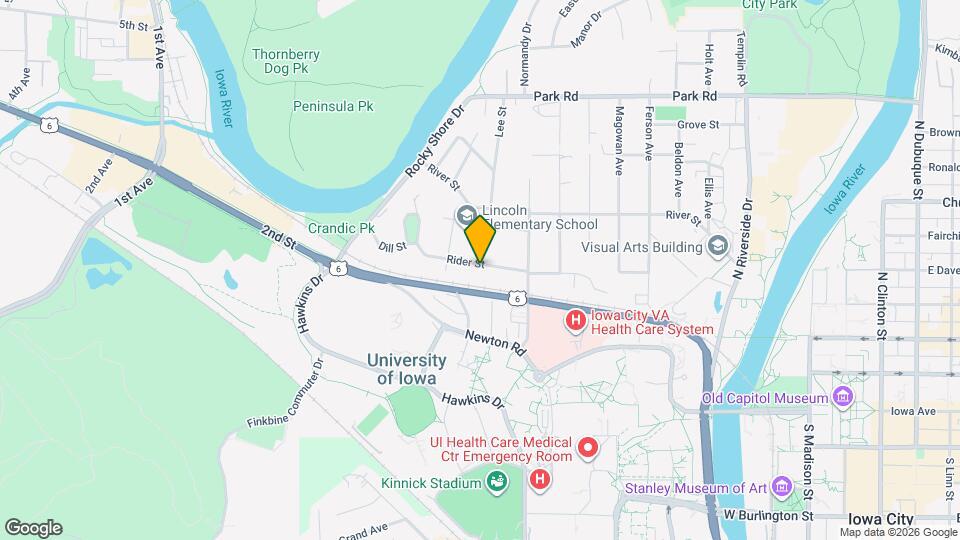 901 Rider St Map and Location Details