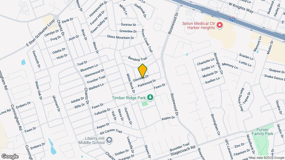 4914 Glenoak Dr Map and Location Details